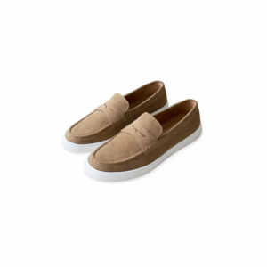 Suede Leather Penny Slip On Loafer