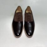Two Tone Lace Up Brogue Shoe