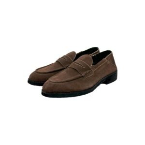 Step Back Suede Penny Loafer