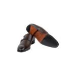 Square Toe Brogue Double Monk