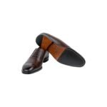 Square Toe Brogue Lace Up Oxford