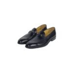 Leather Horse-Bit Loafers