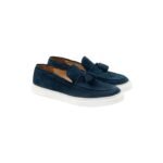 Suede Tassel Slip On Loafer