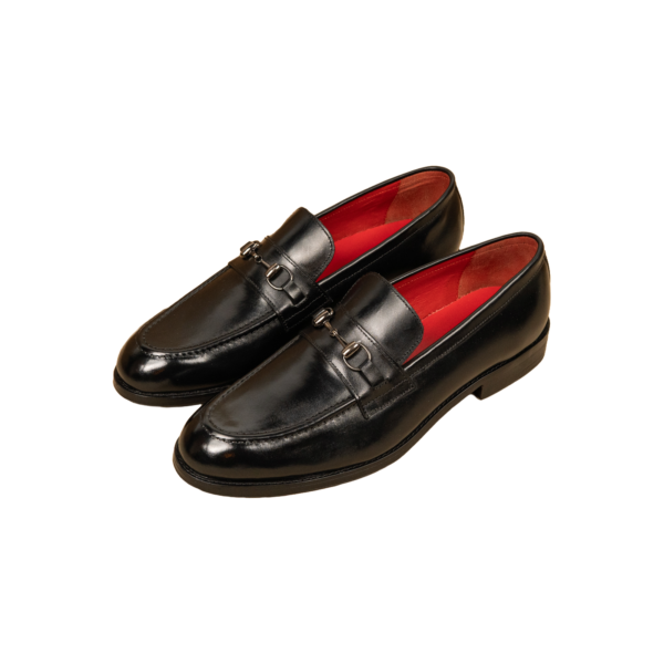 Leather Horse-Bit Loafers
