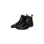 Leather Chelsea Boots with Elastic on Vamp