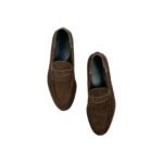 Step Back Suede Penny Loafer