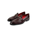 Leather Horse-Bit Loafers