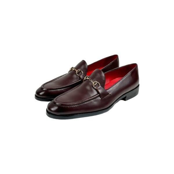 Leather Horse-Bit Loafers