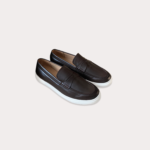 Leather Penny Slip On Loafer