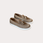 Suede Tassel Slip On Loafer