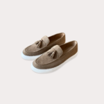 Suede Tassel Slip On Loafer